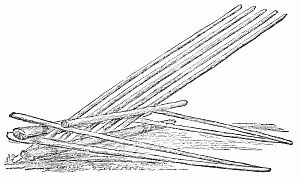 Tent frame with rafters Tent frame with rafters